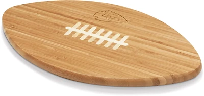 Picnic Time Kansas City Chiefs Touchdown Football Cutting Board and Serving Tray