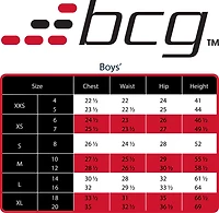 BCG Boys' Athletic Compression Melange Training T-shirt