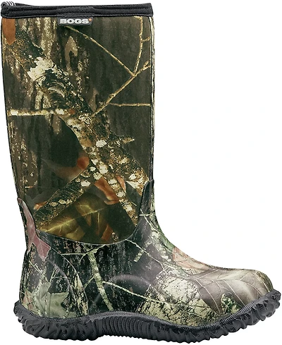 Bogs Boys' Classy Mossy Oak Rubber Rain Boots
