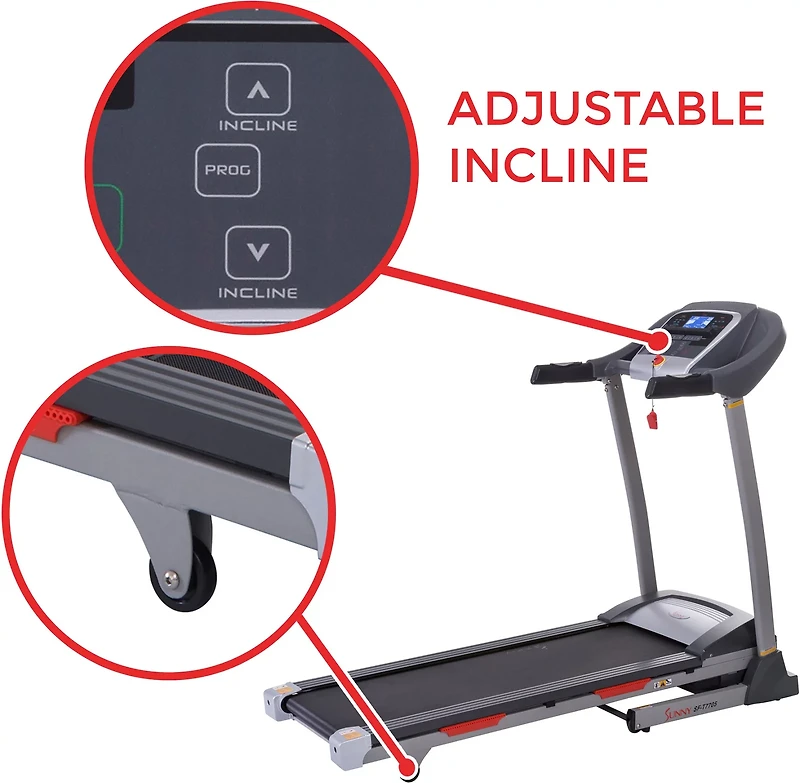Sunny Health & Fitness SF-T7705 Treadmill with Auto Incline