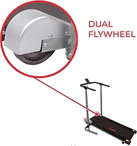 Sunny Health & Fitness Manual Walking Treadmill