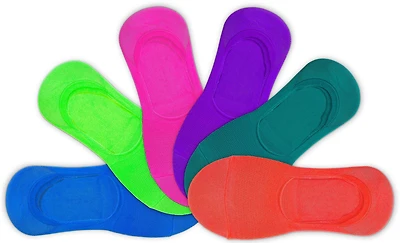 BCG Youth Bright Neons Footie Socks 6 Pack