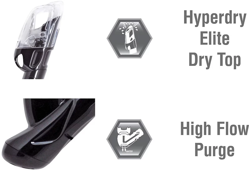 TUSA Imprex Adults' 3-D Purge Mask and Dry Snorkel Combo