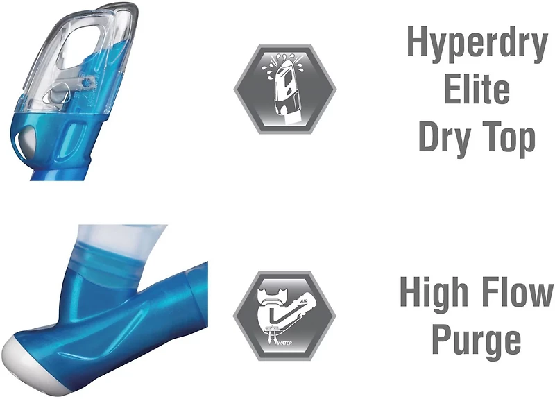 TUSA Imprex Adults' 3-D Purge Mask and Dry Snorkel Combo