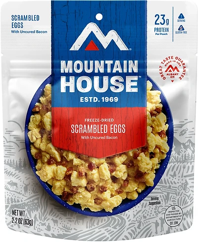 Mountain House Eggs with Bacon