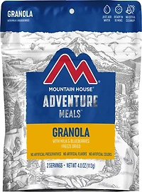 Mountain House Granola with Blueberries and Milk