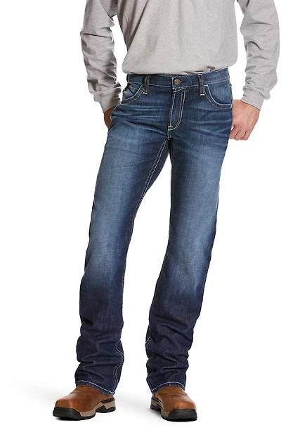 Ariat Men's Flame Resistant M5 Slim DuraStretch Truckee Stackable Straight Leg Jeans