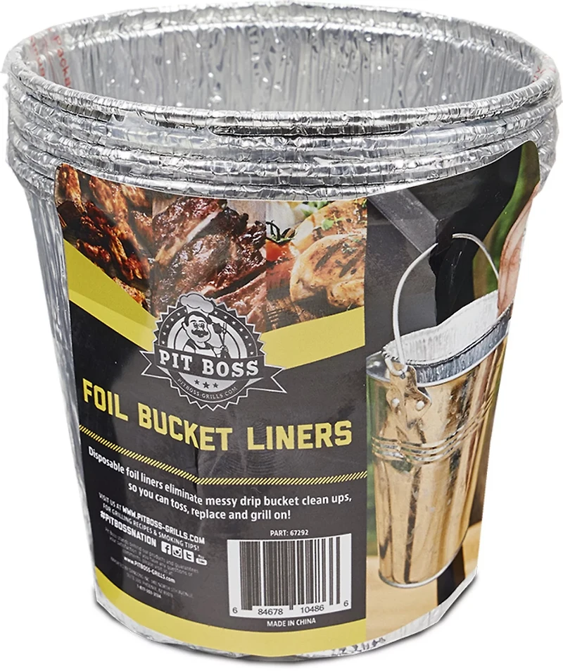 Pit Boss Grease Bucket Liners 6 Pack