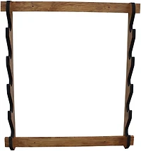 Rush Creek American Cherry 5-Gun Wall Rack