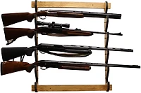 Rush Creek American Cherry 5-Gun Wall Rack