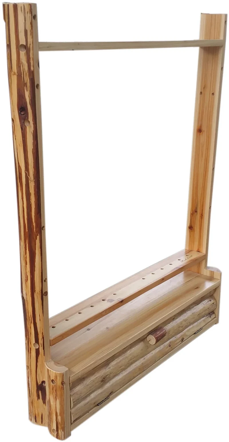 Rush Creek Rustic Bow and Arrow Wall Storage Rack