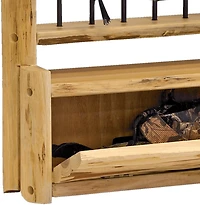 Rush Creek Rustic Bow and Arrow Wall Storage Rack