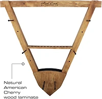 Rush Creek Cherry Bow and Arrow Wall Storage Rack