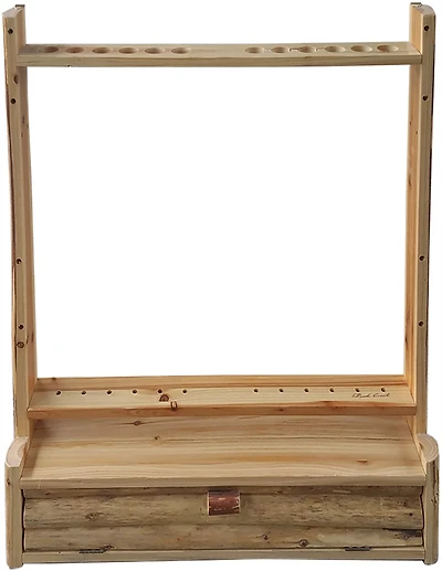 Rush Creek Rustic Bow and Arrow Wall Storage Rack