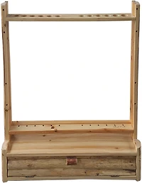 Rush Creek Rustic Bow and Arrow Wall Storage Rack