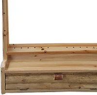 Rush Creek Rustic Bow and Arrow Wall Storage Rack