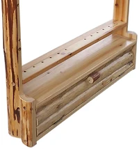 Rush Creek Rustic Bow and Arrow Wall Storage Rack