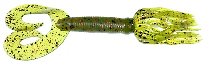 Chompers 4 in Skirted Twin Tail Grub Soft Bait