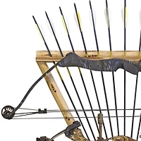 Rush Creek Rustic Bow and Arrow Wall Storage Rack