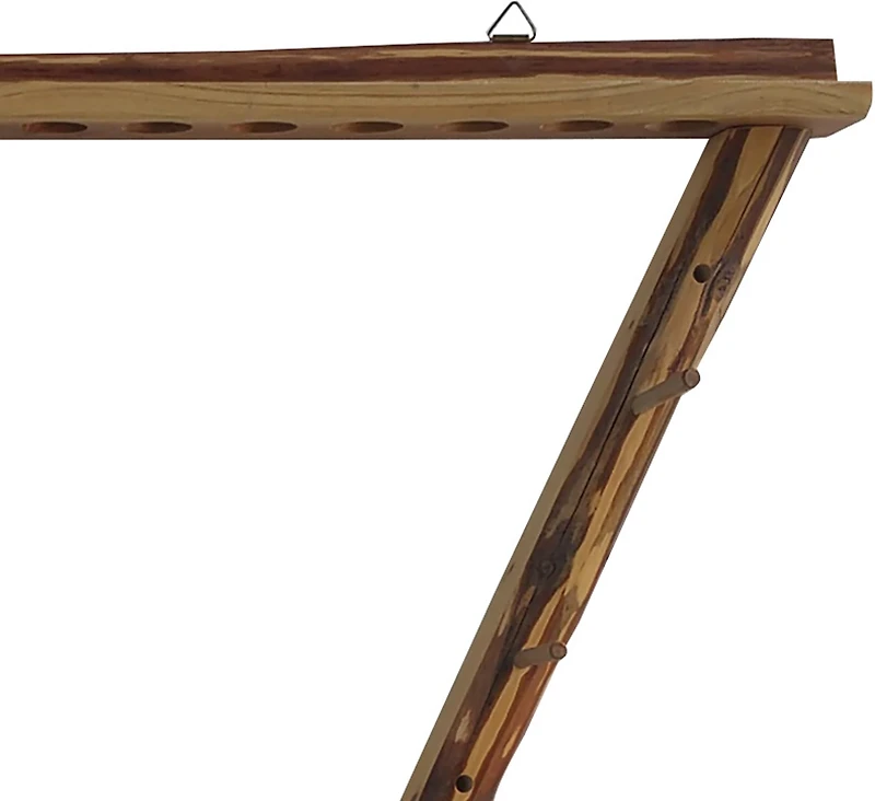 Rush Creek Rustic Bow and Arrow Wall Storage Rack