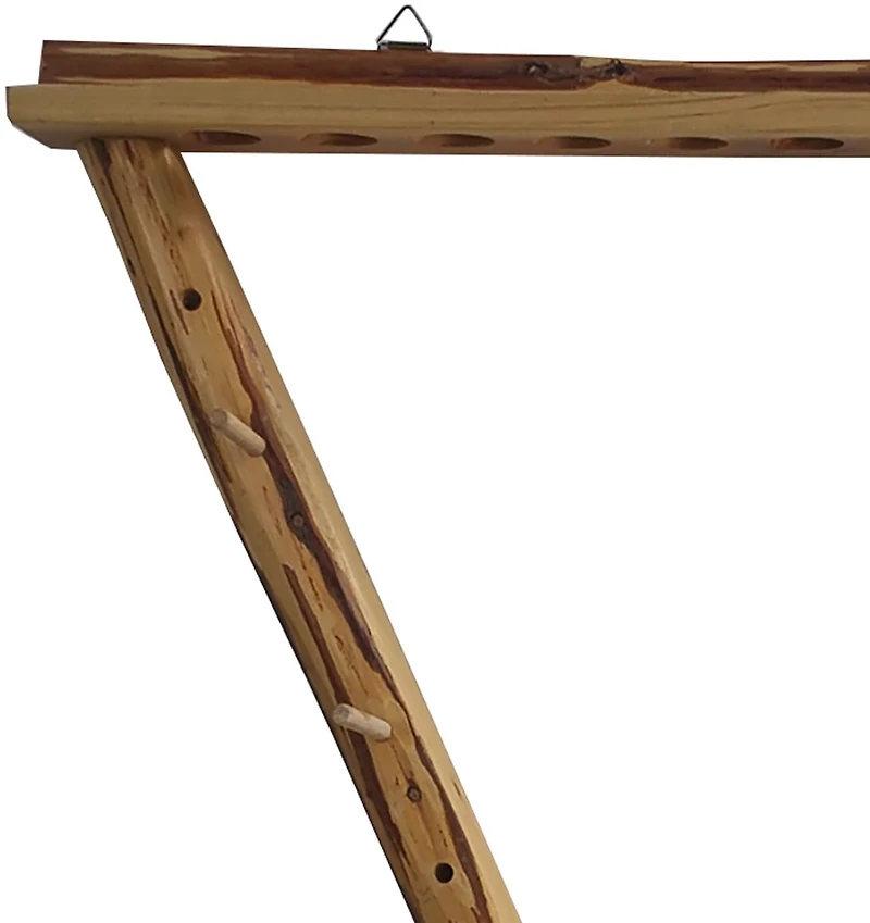 Rush Creek Rustic Bow and Arrow Wall Storage Rack