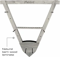 Rush Creek Barn Wood Bow and Arrow Wall Storage Rack