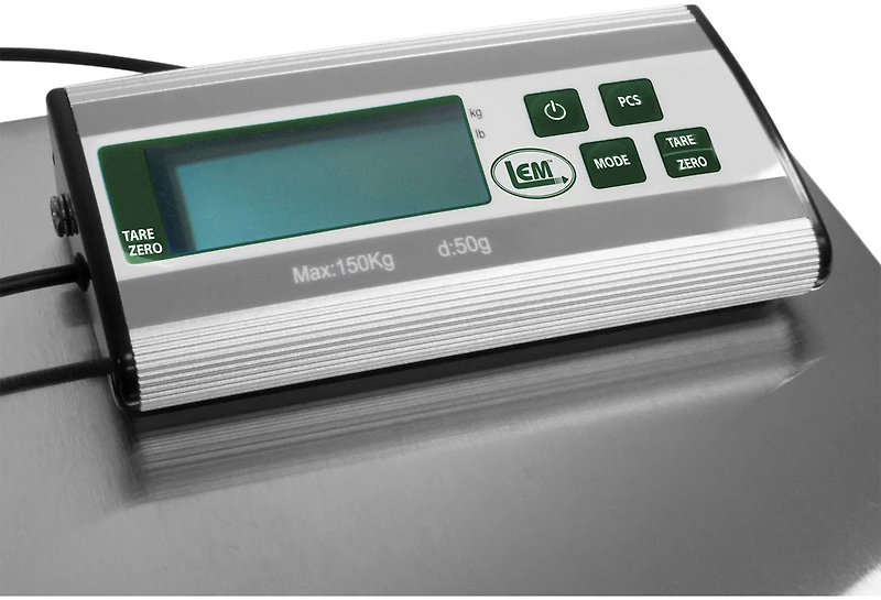 LEM Stainless-Steel 330 lb Digital Scale