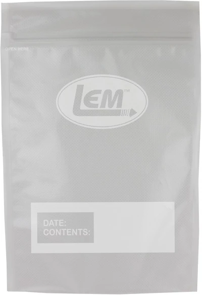 LEM Zipper Top 11 in x 16 in Gallon Vacuum Bags 100-Pack