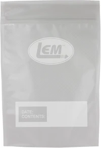LEM Zipper Top 11 in x 16 in Gallon Vacuum Bags 100-Pack