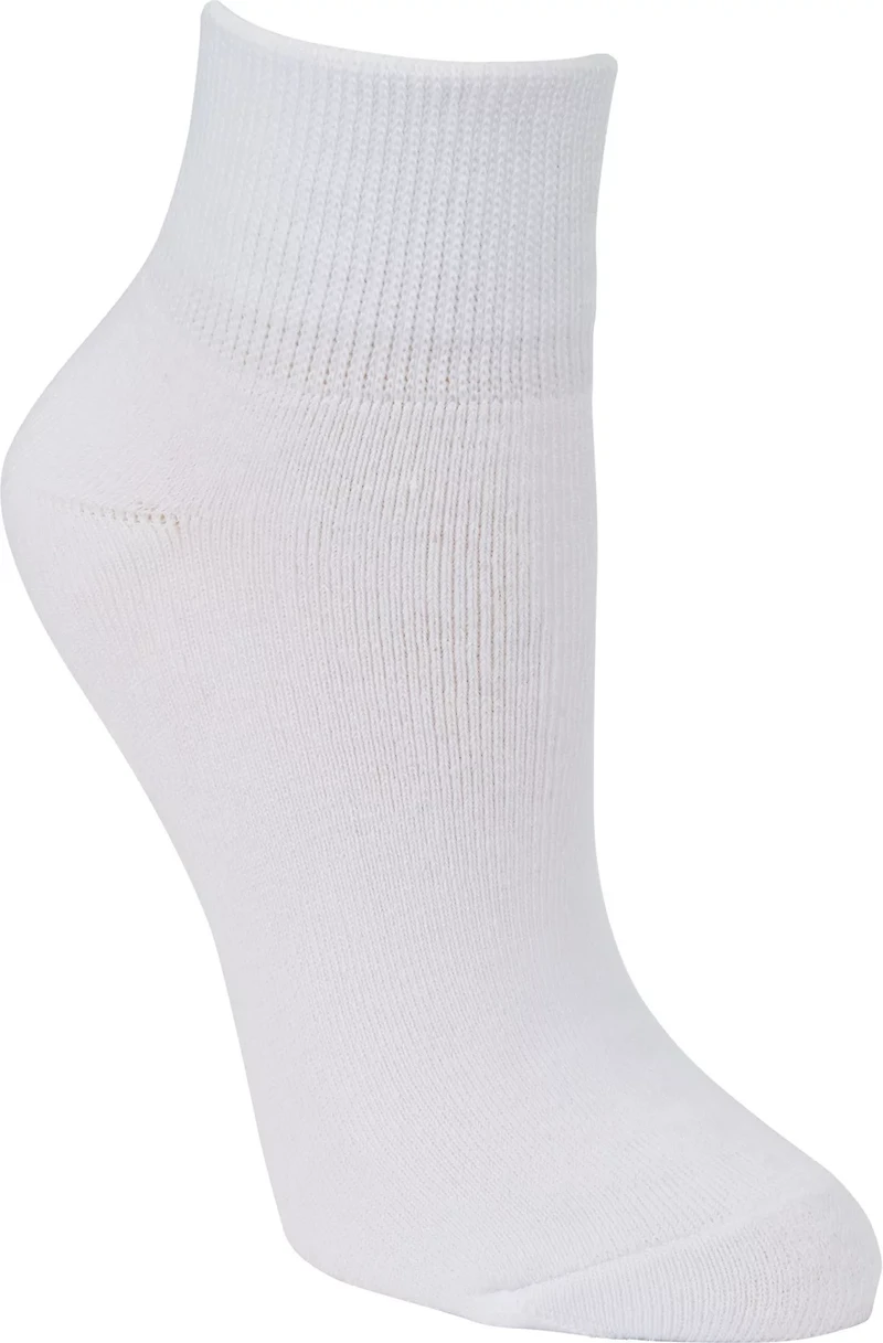 BCG Adults' Basic Quarter Socks 6 Pack
