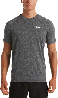 Nike Men's Heather Short Sleeve Hydroguard Swim Shirt
