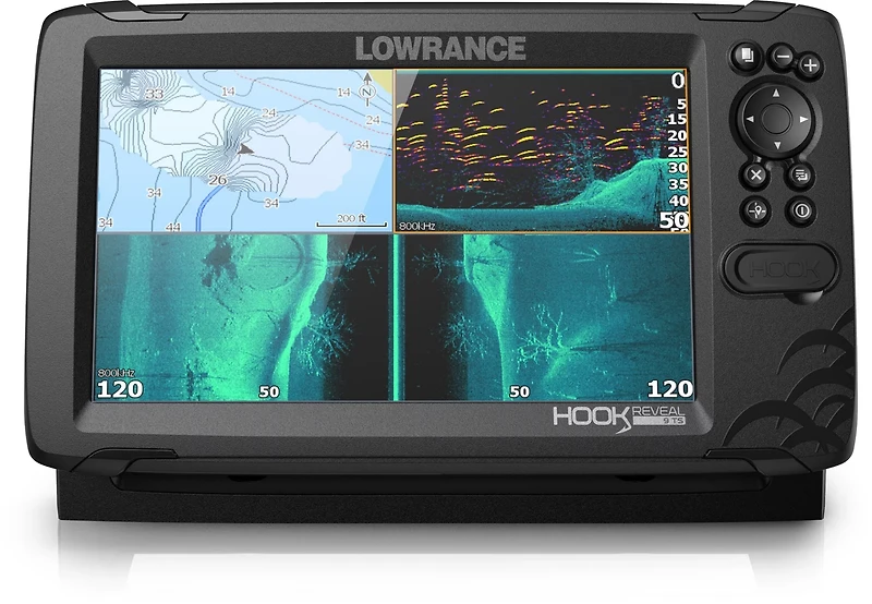 Lowrance HOOK Reveal 9 TripleShot Fish Finder