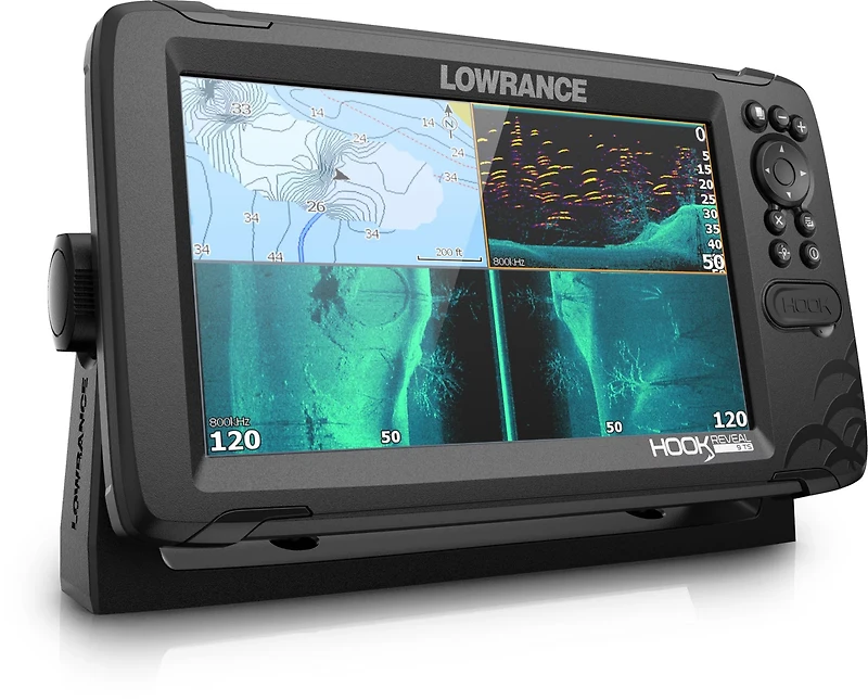 Lowrance HOOK Reveal 9 TripleShot Fish Finder