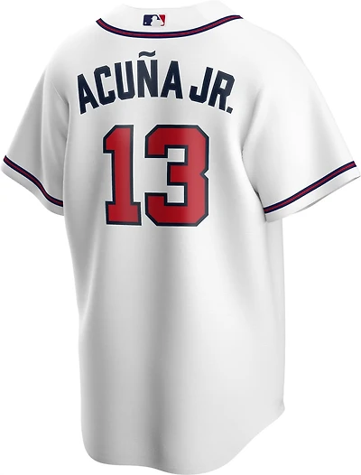 Nike Men's Atlanta Braves Ronald Acuna Jr. Official Replica Home Jersey