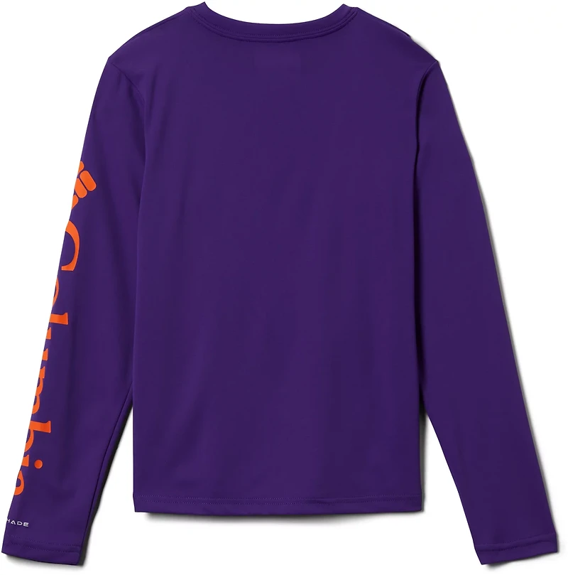 Columbia Sportswear Youth Clemson University CLG Terminal Tackle Long Sleeve T-shirt