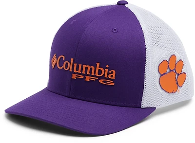 Columbia Sportswear Men's Clemson University PFG Mesh Snap Back Ball Cap