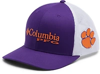 Columbia Sportswear Men's Clemson University PFG Mesh Snap Back Ball Cap