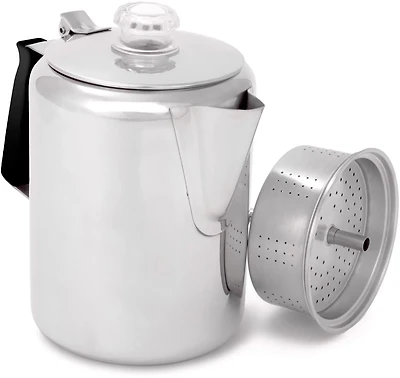 GSI Outdoors Glacier Stainless 9 Cup Percolator