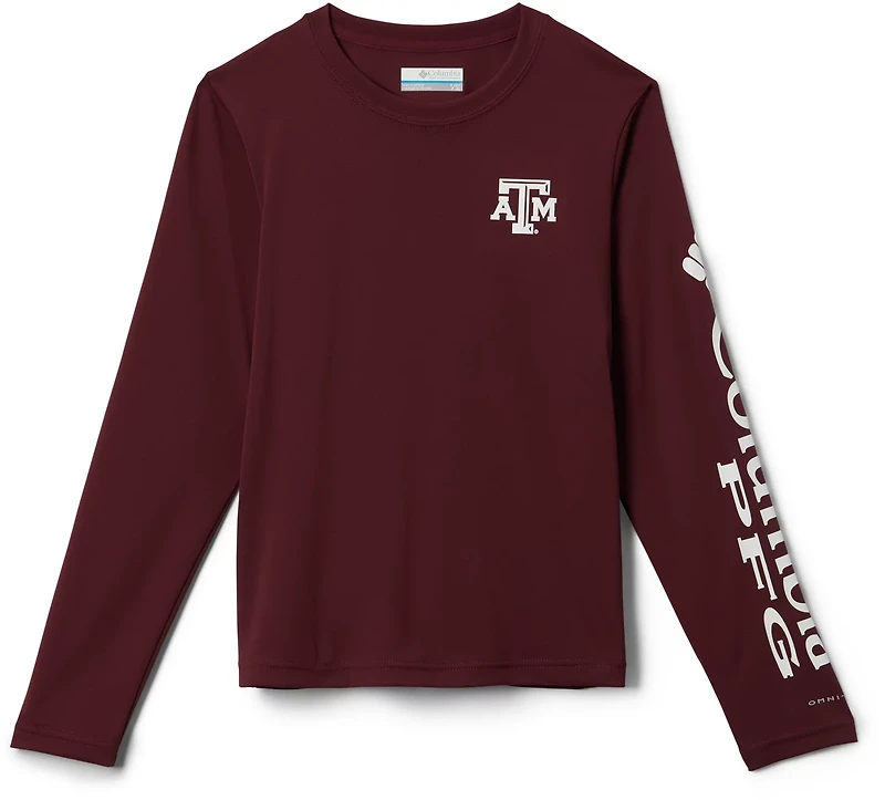 Columbia Sportswear Youth Texas A&M University CLG Terminal Tackle Long Sleeve T-shirt