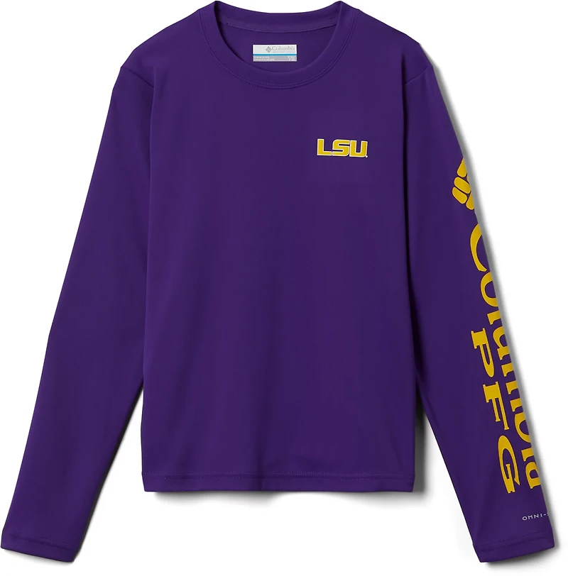 Columbia Sportswear Youth Louisiana State University CLG Terminal Tackle Long Sleeve T-shirt
