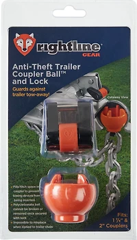 Rightline Gear Trailer Anti-Theft Coupler Ball and Lock