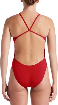 Nike Women's HydraStrong Solid Cutout 1-Piece Swimsuit