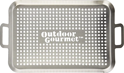 Outdoor Gourmet Stainless-Steel Grill Topper