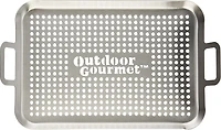 Outdoor Gourmet Stainless-Steel Grill Topper