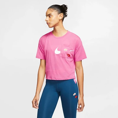 Nike Women's Iron Clash Training Cropped T-shirt