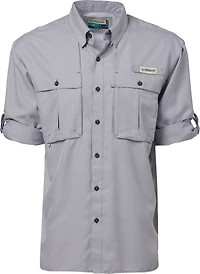 Magellan Outdoors Men's Aransas Pass Mini Check Long Sleeve Fishing Shirt