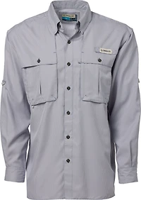 Magellan Outdoors Men's Aransas Pass Mini Check Long Sleeve Fishing Shirt