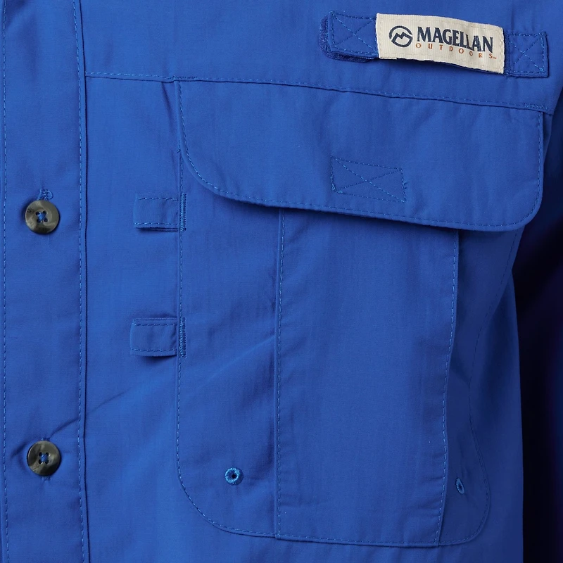 Magellan Outdoors Men's Laguna Madre Solid Long Sleeve Fishing Shirt
