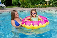 Poolmaster Learn-To-Swim Flower Baby Pool Float