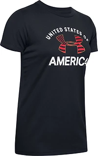 Under Armour Women's Graphic USA Logo T-shirt